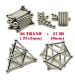 Bộ đồ chơi xếp hình trí tuệ bằng nam châm (bi sắt)